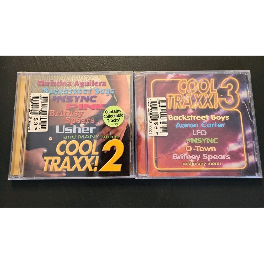 Cool Traxx! 2 & 3 CD Bundle Britney Spears NSYNC Backstreet Boys Usher Y2K Pop